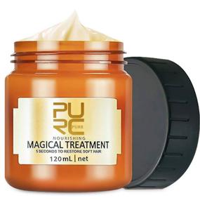 img 4 attached to 🌟 Discover the Power of PURC Magical Hair Treatment Mask: Advanced Molecular Hair Roots Treatment for Soft and Nourished Hair in Just 5 Seconds!