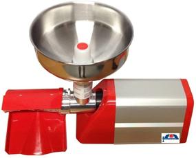 img 1 attached to OMRA Spremy Electric Tomato Strainer 1/4 HP Model 850 - Efficient Tomato Processing at Your Fingertips