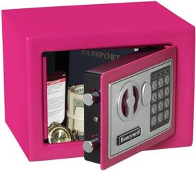 img 1 attached to Honeywell 5005P Pink Steel Security 🔒 Safe with Digital Lock - 0.17 Cubic Feet