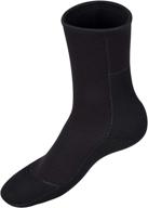 🧦 premium 3mm neoprene socks - ideal for wetsuit snorkeling, fins, fishing, water sports, and beach activities logo