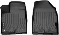 maxliner all weather custom fit 1st row black floor mat liner set for 2014-2019 toyota highlander - perfect protection for your highlander's flooring! logo