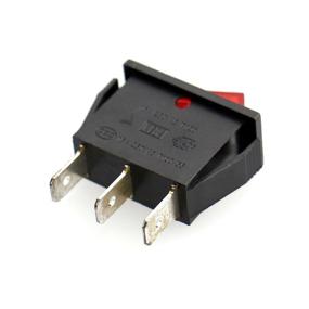 img 2 attached to 🔴 Baomain Snap-in Rocker Switch ON-Off SPST 250V 16A 125V 16A, 3 Terminal, Red Light, UL TüV Certified, Pack of 5