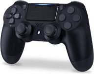 🎮 black wireless game controller for playstation 4, jorrep - compatible with ps4/slim/pro console logo