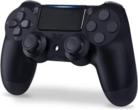 img 4 attached to 🎮 Беспроводной игровой контроллер черного цвета для PlayStation 4, JORREP - Совместим с консолями PS4/Slim/Pro