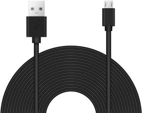 img 3 attached to 🔌 25ft Power Extension Cable: Versatile Compatibility for Blink Mini, Xbox Series X, Echo Connect, Nintendo Switch, PS4 Controller, Cameras - Black