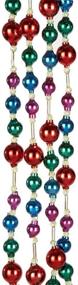 img 2 attached to 🎄 Kurt Adler 6ft Multicolor Glass Bead Garland