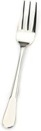 rsvp international endurance stainless steel flatware collection - dishwasher safe serving fork logo