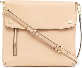 img 3 attached to 👜 Stylish and Compact: Calvin Klein Rachel Bubble Lamb Novelty North/South Crossbody Bag