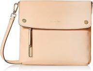 👜 stylish and compact: calvin klein rachel bubble lamb novelty north/south crossbody bag logo