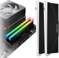 💡 ezdiy-fab 5v argb memory ram cooler - enhance diy pc gaming performance with ddr3/ddr4 heatsink (2-pack) - compatible with asus aura sync, gigabyte rgb fusion, and msi mystic light sync logo