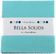 🔵 moda bella solids robins egg blue 9900-85 charm pack: high-quality 5" quilt squares in stunning shades of blue logo