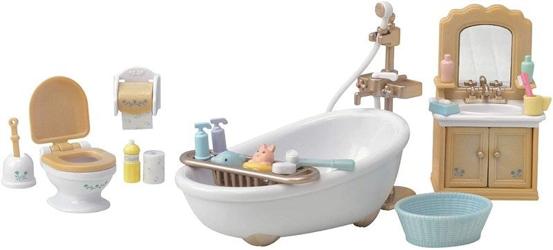 calico critters country bathroom set 로고