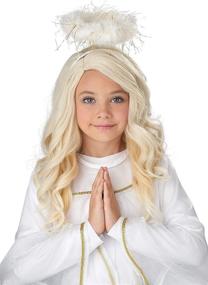 img 2 attached to Standard Golden 👼 Angel Wig by California Costumes