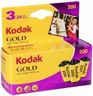 🎞️ kodak golden 200 film (purple/yellow) - pack of 3 rolls - 24 exposures per roll logo
