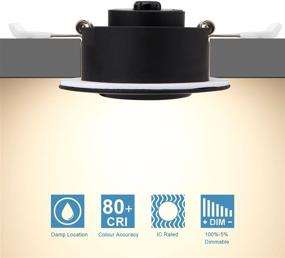 img 1 attached to 🔦 Gimbal Adjustable Recessed Downlight: The Ideal Industrial Electrical Solution