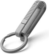 🔑 fegve titanium duty belt key holders: a reliable quick release keychain for men; perfect gifts for dad logo