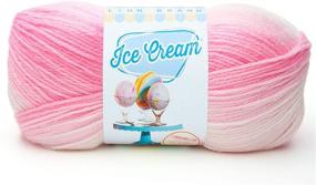 img 3 attached to 🍓 Strawberry Delight: Lion Brand Yarn 923-207 Ice Cream Yarn