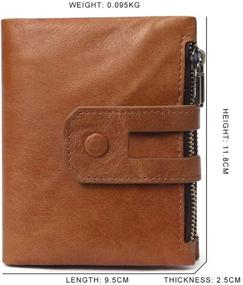 img 2 attached to 👛 Blocking Leather Wallets for Men and Women