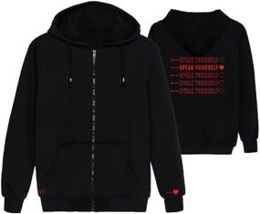 img 4 attached to ACEFAST INC Zipper Yourself Sweatshirt: Premium Boys' 🧥 Clothing and Fashion Hoodies & Sweatshirts for Stylish Comfort