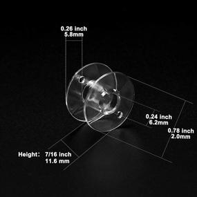 img 2 attached to 🧵 Enhance Your Sewing Experience with Mipruct 36 Pack Bobbins for Brother Sewing Machine: SA156 Bobbins, Class 15, and Convenient Storage Box Included!