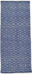 img 4 attached to 🏮 Chardin Home Reversible 2x5 Cotton Diamond Runner Rug: Navy and Ivory - Machine Washable