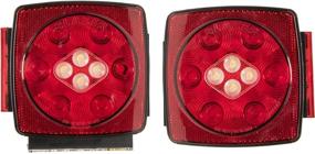 img 3 attached to 🚦 Blazer C7425 LED Square Trailer Light Kit with Integrated Back-Up Lights, 20-inch