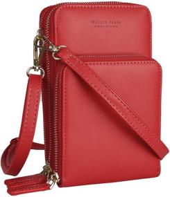img 4 attached to Stylish Women's Leather Compact Wallet for Credit Cards - Must-Have Handbags & Wallets for Women