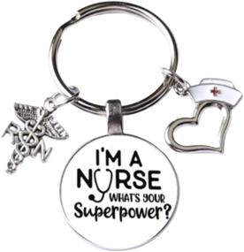 img 1 attached to Nurse Appreciation Keychain Healthcare Superpower