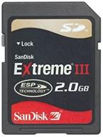 📷 карта памяти sandisk extreme iii sd 2 гб (sdsdx3-2048-901) - розничная упаковка логотип