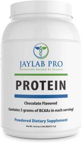 img 4 attached to Jaylab Pro Protein Powder: 100% Optimal Whey Protein for Keto Diets - Delicious Chocolate Flavor & Gold Standard Quality