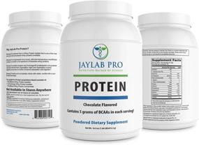 img 2 attached to Jaylab Pro Protein Powder: 100% Optimal Whey Protein for Keto Diets - Delicious Chocolate Flavor & Gold Standard Quality