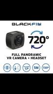 📷 enhanced icatch blackfin 720 full panoramic vr camera + headset logo