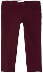img 4 attached to 👖 Girls' Uniform Jegging - Children's Place Girls' Clothing for School