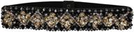 dorchid rhinestone crystal waistband champagne women's accessories in belts logo