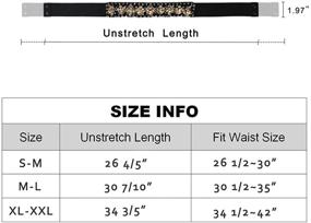 img 2 attached to Dorchid Rhinestone Crystal Waistband Champagne Women's Accessories in Belts