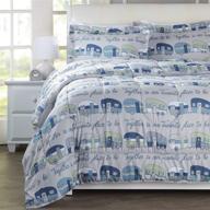 🛏️ the lakeside collection together comforter set - full or queen size with 2 pillow shams logo