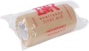 img 2 attached to 🩹 Ever Ready First Aid Tan Self Adherent Cohesive Bandages - 12 Count, 4" x 5 Yards