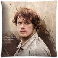 🛏️ nadjia billings 18x18 inch 45x45 cm outlander cool zippered bed pillow shell cases, polyester and cotton blend логотип