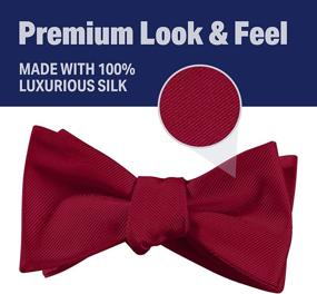 img 3 attached to Stylish and Sophisticated: John William Bow Ties for Men