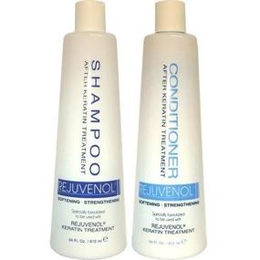 img 3 attached to 💆 Rejuvenol After Keratin Shampoo and Conditioner DUO SET – 24oz Bottles for Ultimate Rejuvenation