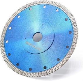 img 2 attached to 💎 High Performance Super Thin Diamond Tile Blade (7") for Cutting Porcelain, Granite, and Marbles