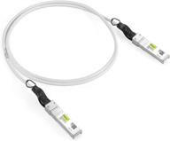 🔌 white 10g sfp+ dac cable - twinax sfp cable for ubiquiti unifi devices, 0.5-meter(1.6ft) логотип