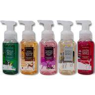 holiday traditions gentle foaming hand soap set by bath and body works (pack of 5) logo