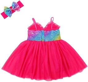 img 3 attached to 👑 Cilucu Princess Spaghetti Girls' Clothing - Perfect for Christmas and Halloween