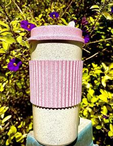 img 1 attached to Hairy Duck - 100% Bamboo Reusable Portable Cup - Eco-friendly & Dishwasher Safe - 16oz with Sleeve, Lid & Stir Stick