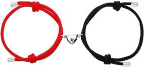 img 4 attached to Dlihc Bracelets Magnetic Boyfriend Girlfriend Girls' Jewelry