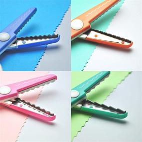 img 3 attached to CANARY Kids Scissors Craft Scissors Decorative Edge Sewing