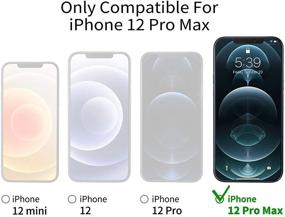 img 3 attached to 📱 Clear Mkeke Compatible iPhone 12 Pro Max Case - 6.7 inch 2020 Cover