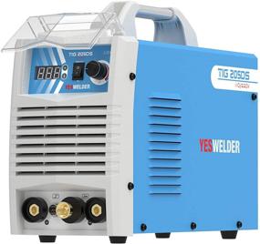 img 4 attached to 🔥 YESWELDER TIG-205DS HF Arc Welder, 205 Amp 110 &amp; 220V Dual Voltage TIG/Stick Welding Machine with Foot Pedal