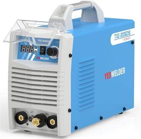 img 1 attached to 🔥 YESWELDER TIG-205DS HF Arc Welder, 205 Amp 110 &amp; 220V Dual Voltage TIG/Stick Welding Machine with Foot Pedal